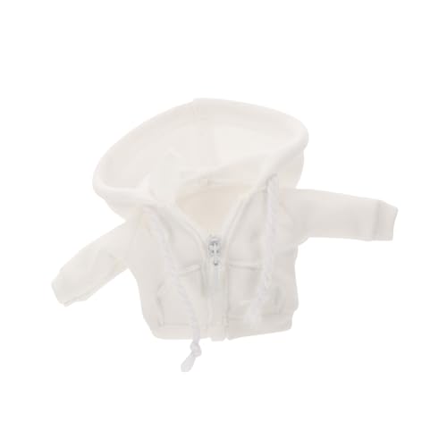 Kisangel Mini Hoodie Puppenkleidung Weiß Bjd Dollhouse Outfit Stylische Kleine Puppenjacke Für Kreatives Verkleiden Und Passform Kisangel Mini Hoodie Puppenkleidung Weiß Bjd Dollhouse Outfit Stylische Kleine Puppenjacke Für Kreatives Verkleiden Und Passform von Kisangel
