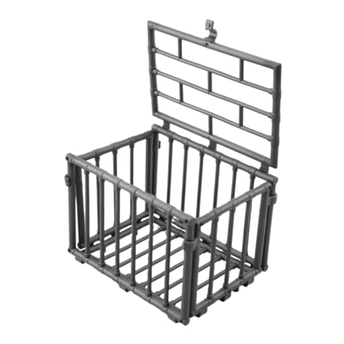 Kisangel Mini Käfig Modell für Bauernhofspielzeug Dekorativer Kleiner Käfig mit Detailreicher Nachbildung Vielseitiges Mini Haus Ornament für Puppenhaus und Kleine Tiere für von Kisangel
