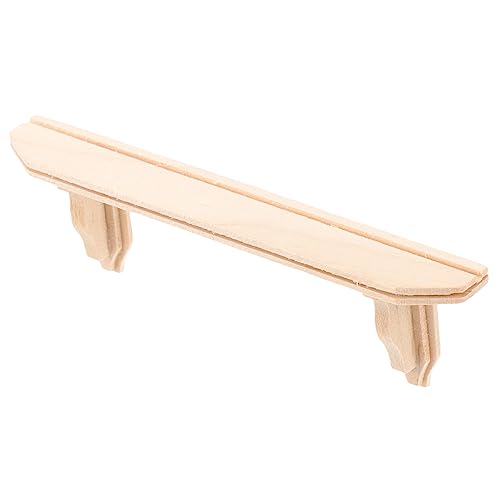 Kisangel Mini Möbelmodell Dekoratives Mini Wandboard für Puppenhaus Zubehör und Kleine Pflanzen Vielseitiges Regal für Sammler von Kisangel