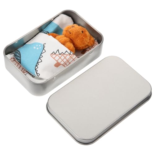 Kisangel Mini Plüschbär Geschenkbox Kuscheltier Deko Weicher Kleiner für Mädchen Kinderzimmer Party Geburtstagsgeschenk von Kisangel