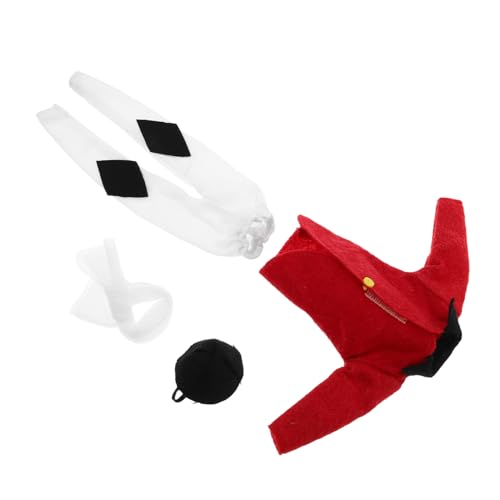 Kisangel Mini Puppen Reitoutfit für Puppen Rotes Pferde Reitkostüm mit Jacke und Schal Niedliche Mini Puppenkleidung für Festliche Anlässe und Spielspaß Kisangel Mini Puppen Reitoutfit für Puppen Rotes Pferde Reitkostüm mit Jacke und Schal Niedliche Mini Puppenkleidung für Festliche Anlässe und Spielspaß von Kisangel