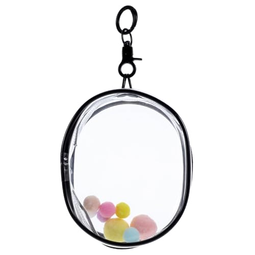 Kisangel Mini Puppentrage Tasche mit Reißverschluss und Schlüsselanhänger Transparente PVC Aufbewahrung für Puppen Praktische und Schützende Tasche für Kleine Figuren für Mädchen und Kisangel Mini Puppentrage Tasche mit Reißverschluss und Schlüsselanhänger Transparente PVC Aufbewahrung für Puppen Praktische und Schützende Tasche für Kleine Figuren für Mädchen und von Kisangel