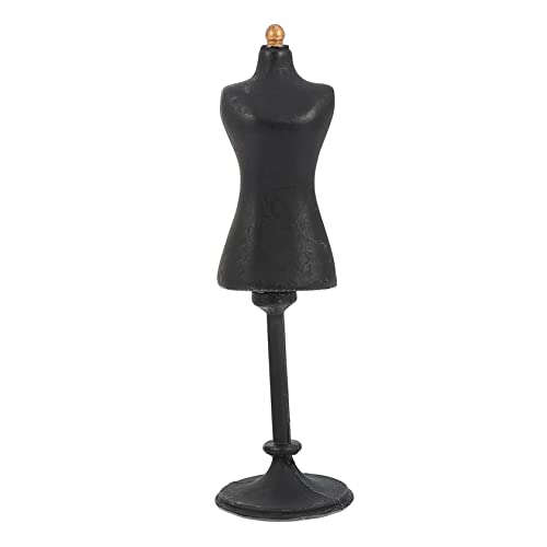 Kisangel Mini Schaufensterpuppe aus Resin Miniatur Modellpuppe Kleiderständer mit Basis Stabiles Mini Display Rack für Puppenkleidung Geeignet für Puppenhaus und Kleine Dekoration von Kisangel