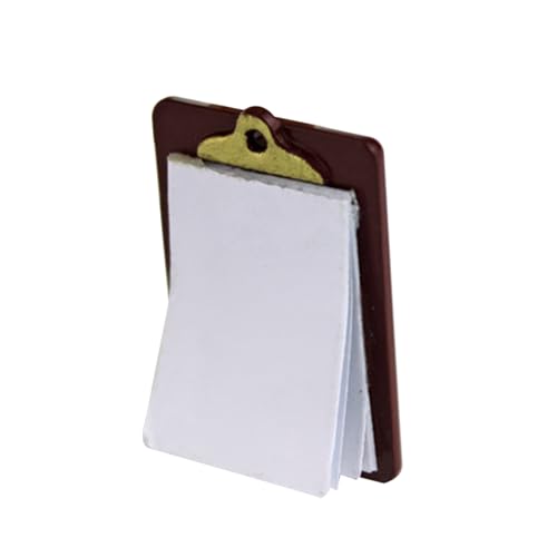 Kisangel Mini Schreibtafel für Lustige DIY Deko für Puppenhäuser Realistische aus Hochwertigem und Zubehör für Kreative Bastelprojekte und Fotorequisiten von Kisangel