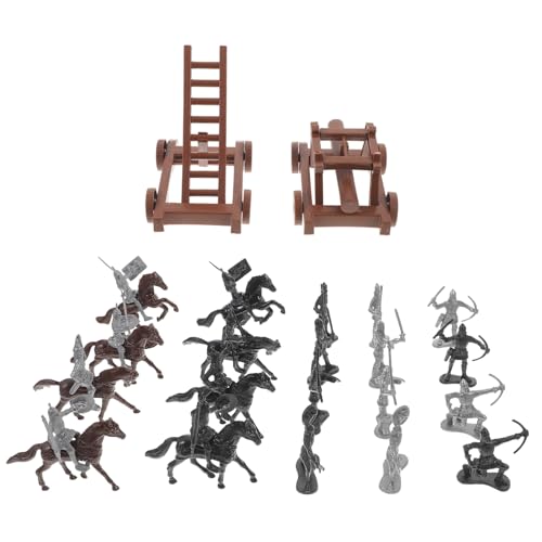 Kisangel Mini Soldaten Modell aus Kleine Figuren für Miniaturszenen Realistische Mittelalterliche Kavallerie Reiter und Krieger Detailreiche Miniatur Menschenfiguren für Dekoration Kisangel Mini Soldaten Modell aus Kleine Figuren für Miniaturszenen Realistische Mittelalterliche Kavallerie Reiter und Krieger Detailreiche Miniatur Menschenfiguren für Dekoration von Kisangel