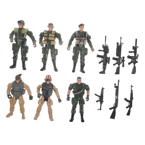 Kisangel Mini Soldatenfiguren Teilig Realistische Militärsoldaten Modelle Detailreiche Miniatur Figuren für Sandtisch und Dioramen Robustes Kunststoffmaterial Geeignet für Sammler Kisangel Mini Soldatenfiguren Teilig Realistische Militärsoldaten Modelle Detailreiche Miniatur Figuren für Sandtisch und Dioramen Robustes Kunststoffmaterial Geeignet für Sammler von Kisangel
