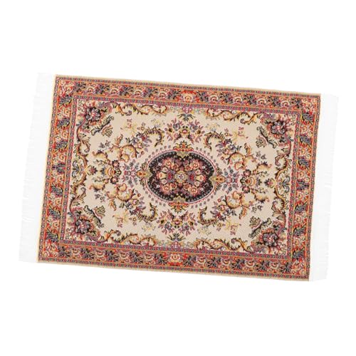 Kisangel Mini-Teppich Miniatur-Outdoor-Tools Mikrolandschaftsmodelle Mini Türkischer Teppich Miniaturteppich Mini House Prop Kleines Hauszubehör Kleines Hausdekor Mini-hausbedarf Tuch von Kisangel