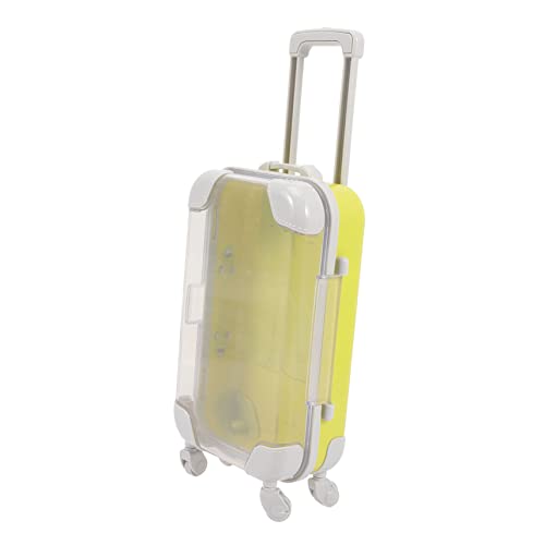 Kisangel Mini -Trolley -Boxspielzeug Fall Miniatur klein Babyspielzeug Mini-Koffer- Spielzeugkoffer Puppenhaus Koffer Koffer Koffer Plastik von Kisangel