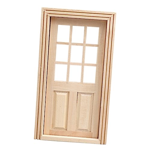 Kisangel Mini Tür Und Fenstermodell Mini Möbel Requisite Heimdekoration Kleine Hausdekoration Puppenhausmöbel Kleine Häuser Kleine Häuser Kleine Tür Für Holz Khaki von Kisangel