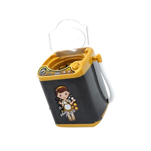 Kisangel Mini Waschmaschine für Realistische Elektrische Mini Waschmaschine ohne Batterie Wasserdichtes Kunststoffmaterial Mobiles Haushaltsgerät für Jungen und Mädchen Rollenspiel Zubehör von Kisangel