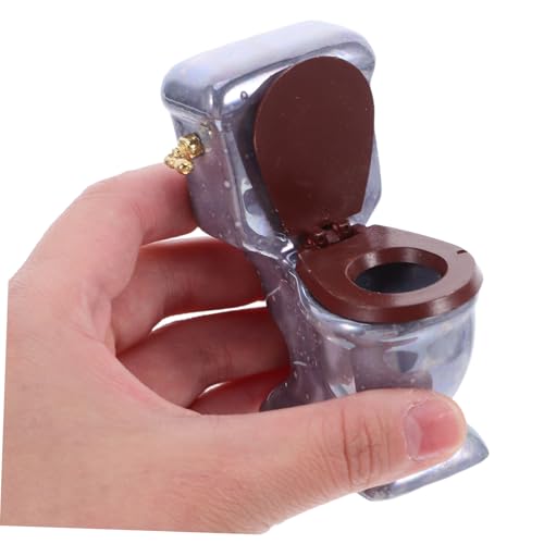 Kisangel Miniatur -Badezimmermodell Puppenhauszubehör Mini -Spielzeugbadwanne Mini-Badewanne Möbel für Puppenhaus Dollhouse Waschmaschine Dekoration kleine Puppenstubenmöbel Metall von Kisangel