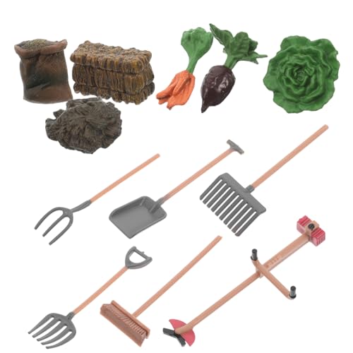 Kisangel Miniatur Bauernhof Werkzeuge Set Teiliges Zubehör für Puppenhaus und Sandkasten Detailreiche Gartenwerkzeuge aus Resin für Kreative Farm Szenen und Kleinkinder Spielsets Kisangel Miniatur Bauernhof Werkzeuge Set Teiliges Zubehör für Puppenhaus und Sandkasten Detailreiche Gartenwerkzeuge aus Resin für Kreative Farm Szenen und Kleinkinder Spielsets von Kisangel