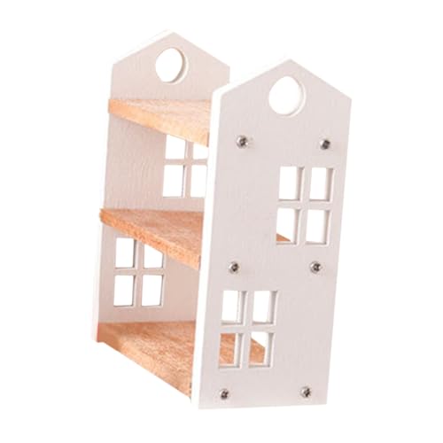 Kisangel Kleiner Puppenregal Aus Holz Für Puppenhaus Platzsparendes Miniatur Bücherregal Multifunktionales Ausstellungsregal Für Miniatur Modelle Elegantes Langlebiges Design Für Kleine von Kisangel