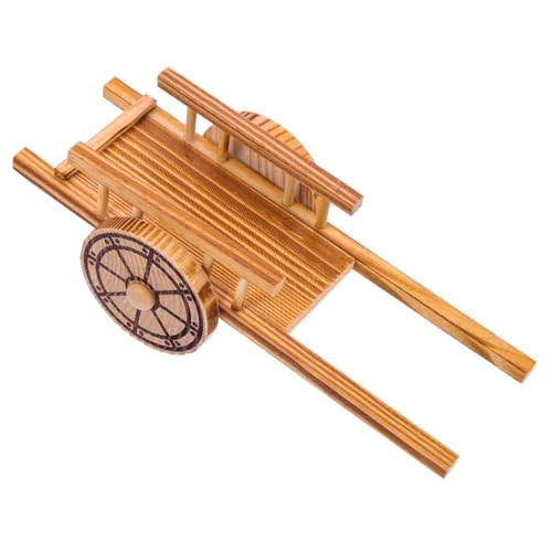 Kisangel Miniatur Handwagen aus Holz Detailreiches Mini Farm Cart Modell Kreative Miniatur Schubkarre Spielzeugdekoration für Garten und Kinderzimmer Lebendige Sammlerstücke Kisangel Miniatur Handwagen aus Holz Detailreiches Mini Farm Cart Modell Kreative Miniatur Schubkarre Spielzeugdekoration für Garten und Kinderzimmer Lebendige Sammlerstücke von Kisangel