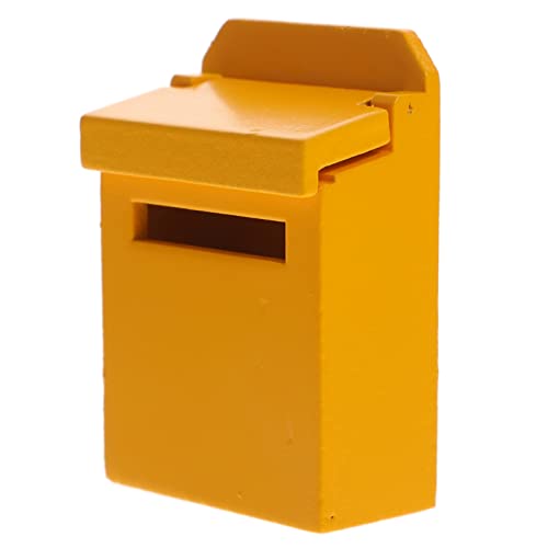 Kisangel Miniatur Holz Briefkasten Modell Klappbar DIY Bastelset für Puppenhaus Kindgerechtes Kreativität und Handwerklichem Geschick Dekoratives Mini Mailbox Accessoire von Kisangel