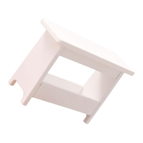 Kisangel Miniatur Hocker Modell Holz Kleiner Schrank Für Puppenhaus Aufbewahrung Dekoratives Miniaturmöbel Für Kleiner Haus Accessoires von Kisangel
