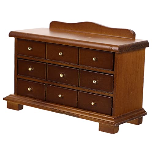 Kisangel Miniatur Holzschrank für Puppenhaus Kompakter Vintage Stauraum Fächer DIY Mini Holzschrank Modell Leichtes Puppenmöbel Zubehör für Kreative Spielzeuge Kisangel Miniatur Holzschrank für Puppenhaus Kompakter Vintage Stauraum Fächer DIY Mini Holzschrank Modell Leichtes Puppenmöbel Zubehör für Kreative Spielzeuge von Kisangel