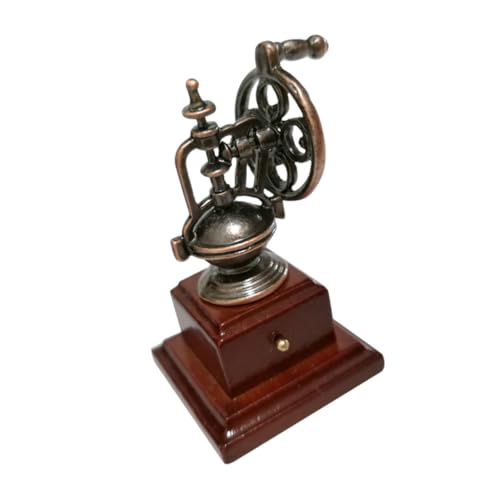 Kisangel Miniatur Kaffeemaschine Modell Puppenhaus Dekoration Vintage Handgefertigt Realistisches Puppenmöbel Zubehör für DIY und Wohnraumgestaltung Zufällige Farbe Zufällige Farbe von Kisangel