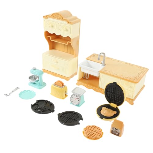 Kisangel Miniatur Küchenzubehör Set Dekorative Puppenhaus Accessoires für Kreatives Miniaturküchen und Wohnräumen Kisangel Miniatur Küchenzubehör Set Dekorative Puppenhaus Accessoires für Kreatives Miniaturküchen und Wohnräumen von Kisangel