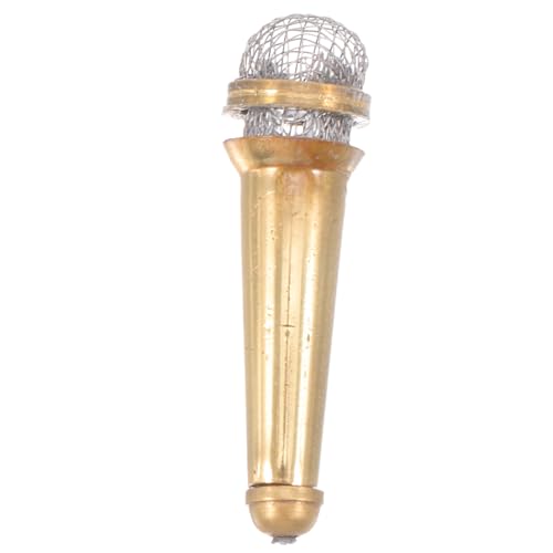 Kisangel Miniatur Mikrofon Für 112 Puppenhaus Musikinstrument Zubehör Realistisches Kleines Mikrofon Requisit Für Cosplay Musik Geburtstagsparty Gastgeschenke Kisangel Miniatur Mikrofon Für 112 Puppenhaus Musikinstrument Zubehör Realistisches Kleines Mikrofon Requisit Für Cosplay Musik Geburtstagsparty Gastgeschenke von Kisangel