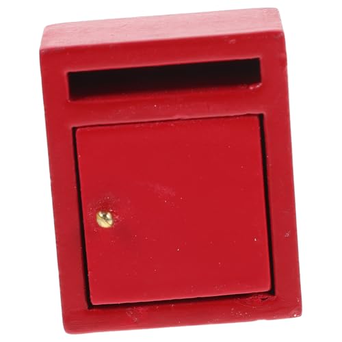 Kisangel Miniatur Postkasten Holzdeko für Puppenhaus Rote Spielzeugbriefkasten Statue für Mini Haus Dekoration Fördert Kreativität und Soziale Fähigkeiten bei Kindern Kisangel Miniatur Postkasten Holzdeko für Puppenhaus Rote Spielzeugbriefkasten Statue für Mini Haus Dekoration Fördert Kreativität und Soziale Fähigkeiten bei Kindern von Kisangel