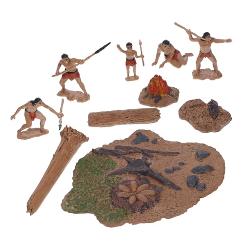 Kisangel Miniatur Primitive Männer Figuren Kunststoff Mini Menschen Modell Leicht und Platzsparend Kreatives Puppenhaus Zubehör für DIY Landschaft Dekoration Kisangel Miniatur Primitive Männer Figuren Kunststoff Mini Menschen Modell Leicht und Platzsparend Kreatives Puppenhaus Zubehör für DIY Landschaft Dekoration von Kisangel