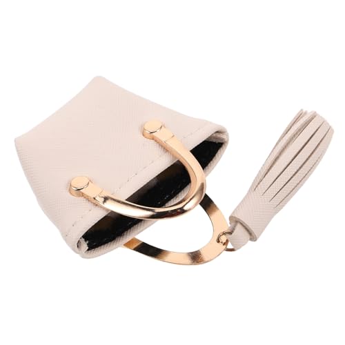 Kisangel Miniatur Puppenhandtasche Weiß Weiches Material Modische Puppenaccessoire Austauschbar Für Jugendliche Sammler Kleidungsspielzeug von Kisangel