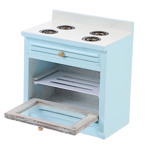 Kisangel Miniatur Puppenhaus Küche Tisch Blauer Kochbereich für Kreative Spielwelten für DIY Mini Häuser und Puppenhausmöbel Kisangel Miniatur Puppenhaus Küche Tisch Blauer Kochbereich für Kreative Spielwelten für DIY Mini Häuser und Puppenhausmöbel von Kisangel