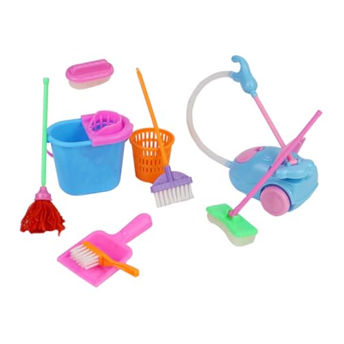 Kisangel Miniatur Puppenhaus Reinigungsset für Mädchen Teiliges mit Realistischen Miniatur Reinigungswerkzeugen Puppenhaus Dekoration und Zubehör für Rollenspiele Zufällige Zufällige Farbe Kisangel Miniatur Puppenhaus Reinigungsset für Mädchen Teiliges mit Realistischen Miniatur Reinigungswerkzeugen Puppenhaus Dekoration und Zubehör für Rollenspiele Zufällige Zufällige Farbe von Kisangel