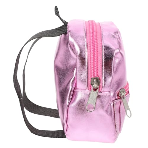 Kisangel Miniatur Puppenrucksack Doll Accessoire Niedlicher Mini Rucksack für Puppenhaus Deko Rucksack Modell für Hochwertige Verarbeitung von Kisangel