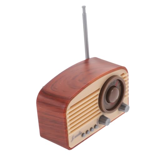 Kisangel Miniatur Retro Radio Modell aus Kunststoff Kleines Vintage Dekor für Puppenhaus Detailreiche Miniatur Funkgerät Figur Warmes Design für DIY Spielwelten und Schreibtisch Deko Braun Kisangel Miniatur Retro Radio Modell aus Kunststoff Kleines Vintage Dekor für Puppenhaus Detailreiche Miniatur Funkgerät Figur Warmes Design für DIY Spielwelten und Schreibtisch Deko Braun von Kisangel