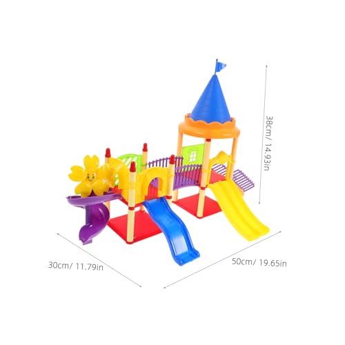 Kisangel Miniatur Spielplatz Modell Rutsche für Realistische Detailverzierung Mini Haus Ornament für Puppenhaus Dekoration und Fantasie Spiel Kisangel Miniatur Spielplatz Modell Rutsche für Realistische Detailverzierung Mini Haus Ornament für Puppenhaus Dekoration und Fantasie Spiel von Kisangel
