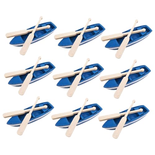 Kisangel Miniatur Strandboot mit Paddeln Teiliges DIY Resin Boot Dekoration für Miniatur Strandlandschaft Strand Deko Figuren Gartendeko Blau Kisangel Miniatur Strandboot mit Paddeln Teiliges DIY Resin Boot Dekoration für Miniatur Strandlandschaft Strand Deko Figuren Gartendeko Blau von Kisangel