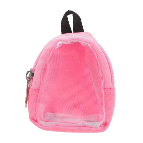 Kisangel Miniatur puppenrucksack mit Transparentem Fenster Verstellbare Schulterriemen Süßer Schulranzen für Puppen Niedlicher Rucksack als Puppenaccessoire für Mädchen Kisangel Miniatur puppenrucksack mit Transparentem Fenster Verstellbare Schulterriemen Süßer Schulranzen für Puppen Niedlicher Rucksack als Puppenaccessoire für Mädchen von Kisangel