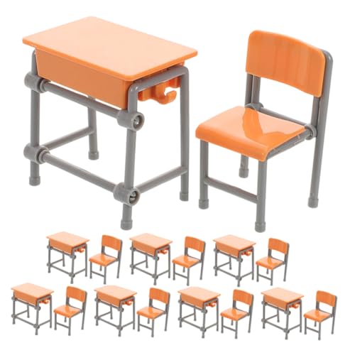 Kisangel Miniatur-schulmöbel Set Tische Stühle Puppenhaus Klassenzimmer Zubehör Langlebig Detailgetreu Vielseitig für Puppenhaus Spielzimmer Kreative Rollenspiele Kisangel Miniatur-schulmöbel Set Tische Stühle Puppenhaus Klassenzimmer Zubehör Langlebig Detailgetreu Vielseitig für Puppenhaus Spielzimmer Kreative Rollenspiele von Kisangel