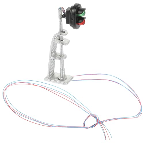 Kisangel Miniatur signalmodell Ampel für Miniaturzubehör Sandtisch Zubehör Realistische Verkehrsampel Fein Verarbeitet Leicht für Micro sandlandschaften von Kisangel