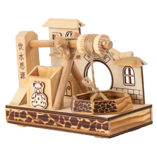 Kisangel Miniaturmodell Eines Antiken Brunnens aus Holz Dekoratives für Tischdeko Sammlerstück und Geschenkidee für Partys und Jugendzimmer Verarbeitet und Robust Kisangel Miniaturmodell Eines Antiken Brunnens aus Holz Dekoratives für Tischdeko Sammlerstück und Geschenkidee für Partys und Jugendzimmer Verarbeitet und Robust von Kisangel