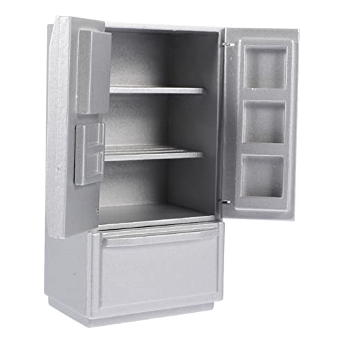 Kisangel Modell Doppel Tür Holzspielzeug Gefrierschrank Pädagogisches mit Realistischem Design von Kisangel