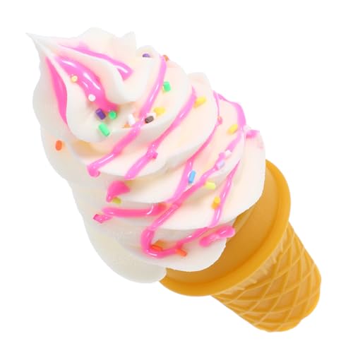 Kisangel Modell Einer Eistüte Nachtisch Eisspielzeug Für Simulieren Party Am Stiel Realistisch Zapfen Gefälschtes Eisspielzeug Dessert-Display, Gefälschtes PVC Rosa Kisangel Modell Einer Eistüte Nachtisch Eisspielzeug Für Simulieren Party Am Stiel Realistisch Zapfen Gefälschtes Eisspielzeug Dessert-Display, Gefälschtes PVC Rosa von Kisangel