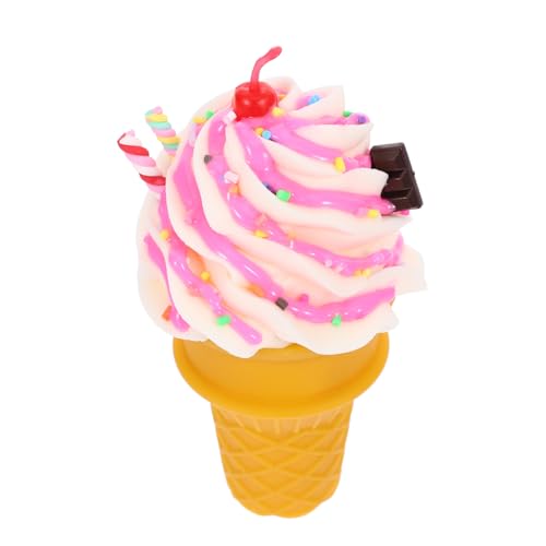 Kisangel Modell Einer Eistüte klein Nachtisch am Stiel realistisch gefälscht lustiges Eiscreme Modell Kreatives Eiscreme-Modellierfigur PVC Kisangel Modell Einer Eistüte klein Nachtisch am Stiel realistisch gefälscht lustiges Eiscreme Modell Kreatives Eiscreme-Modellierfigur PVC von Kisangel