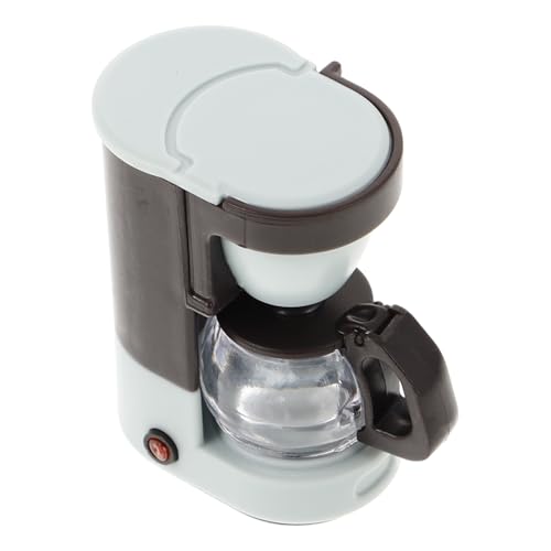 Kisangel Modell Einer Mini-kaffeemaschine Winzig Artikel Realistisch Puppenhaus Miniaturküche Mini-puppenstuben-kaffeemaschine Puppenstubenkaffeemaschine Miniaturen Plastik von Kisangel