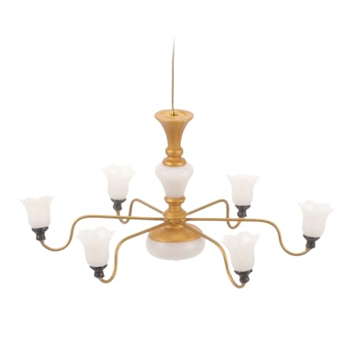 Kisangel Modell Kronleuchter Miniatur süßes nachtlicht Modelle von Deckenlampen Tiny House Minilampe Puppenhauslichter Mini-Deckenleuchte Deckenleuchte Abs Golden Kisangel Modell Kronleuchter Miniatur süßes nachtlicht Modelle von Deckenlampen Tiny House Minilampe Puppenhauslichter Mini-Deckenleuchte Deckenleuchte Abs Golden von Kisangel