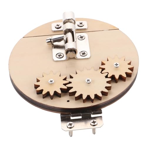 Kisangel Montessori Busy Board DIY Steckschloss Lernspielzeug für Kleinkinder Jahre Feinmotorik Sensorisches Activity Board für Jungen Mädchen von Kisangel