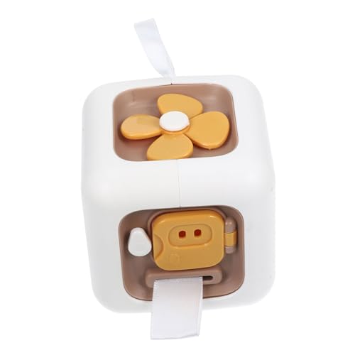 Kisangel Montessori Busy Cube Kleinkindspielzeug Motorikwürfel für Feinmotorik Lernspielzeug für Junge Mädchen Jahre Kompakt Tragbar als Reise und Pädagogisches Lernspielzeug von Kisangel