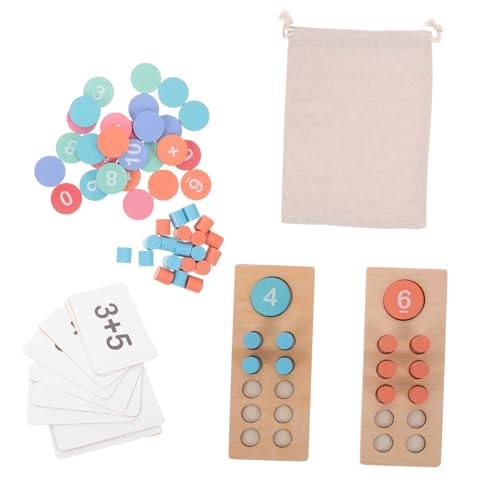 Kisangel Montessori Holz Zählrahmen mit Bunten Perlen Interaktives Mathe Lernspielzeug für Fördert Addition Subtraktion und Zahlenerkennung für Vorschule und Homeschooling Kisangel Montessori Holz Zählrahmen mit Bunten Perlen Interaktives Mathe Lernspielzeug für Fördert Addition Subtraktion und Zahlenerkennung für Vorschule und Homeschooling von Kisangel