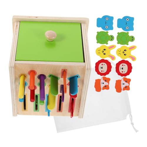 Kisangel Montessori Holzform Farbzuordnung für Kleinkinder Ab Jahren Stabiles Lernspiel zur Farb Formenerkennung Motorische Pädagogisches Montessori Puzzle von Kisangel