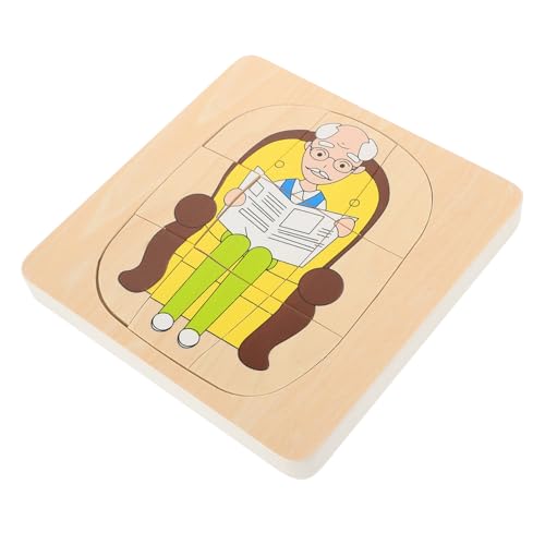 Kisangel Montessori Holzspielzeug Puzzle für Kleinkinder Pädagogisch Sicher Fördert Konzentration Feinmotorik Hand Auge Koordination Lernspielzeug für Jungen und Mädchen Kisangel Montessori Holzspielzeug Puzzle für Kleinkinder Pädagogisch Sicher Fördert Konzentration Feinmotorik Hand Auge Koordination Lernspielzeug für Jungen und Mädchen von Kisangel