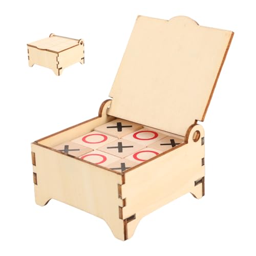 Kisangel Montessori Holzspielzeug Toe Brettspiel Tragbar Holzpuzzle Box Klassisches Familienspiel Lernspielzeug für Logisches Denken Fördern Reise Kisangel Montessori Holzspielzeug Toe Brettspiel Tragbar Holzpuzzle Box Klassisches Familienspiel Lernspielzeug für Logisches Denken Fördern Reise von Kisangel