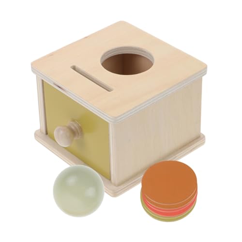 Kisangel Montessori Lernspielzeug Ball Münzbox mit Schublade für Pädagogisches Motorikspielzeug zur Feinmotorikförderung Farbig Robust und Spielerisch Geduld Trainierend Kisangel Montessori Lernspielzeug Ball Münzbox mit Schublade für Pädagogisches Motorikspielzeug zur Feinmotorikförderung Farbig Robust und Spielerisch Geduld Trainierend von Kisangel