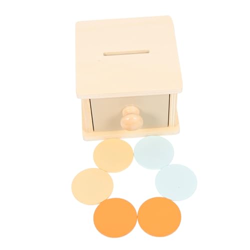 Kisangel Montessori Stabile Holz Münzbox Lernspielzeug Sensorisches Fördert Feinmotorik Konzentration und Logisches Kisangel Montessori Stabile Holz Münzbox Lernspielzeug Sensorisches Fördert Feinmotorik Konzentration und Logisches von Kisangel